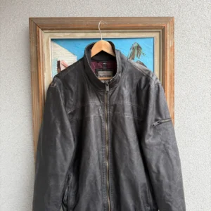 Vintage Love Kurtka Skórzana Czarna L Vintage Streetwear - zdjęcie 4