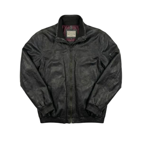 Vintage Love Kurtka Skórzana Czarna L Vintage Streetwear - widok ogólny przód vintage