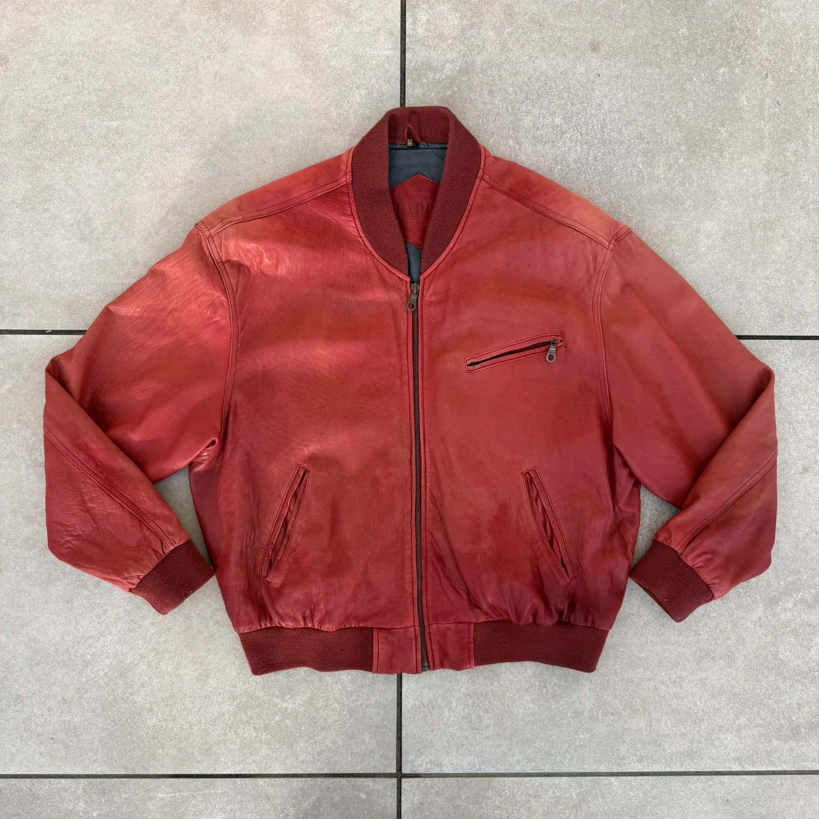 Vintage Love Kurtka Skórzana Punk XXL Vintage Streetwear - widok ogólny przód vintage