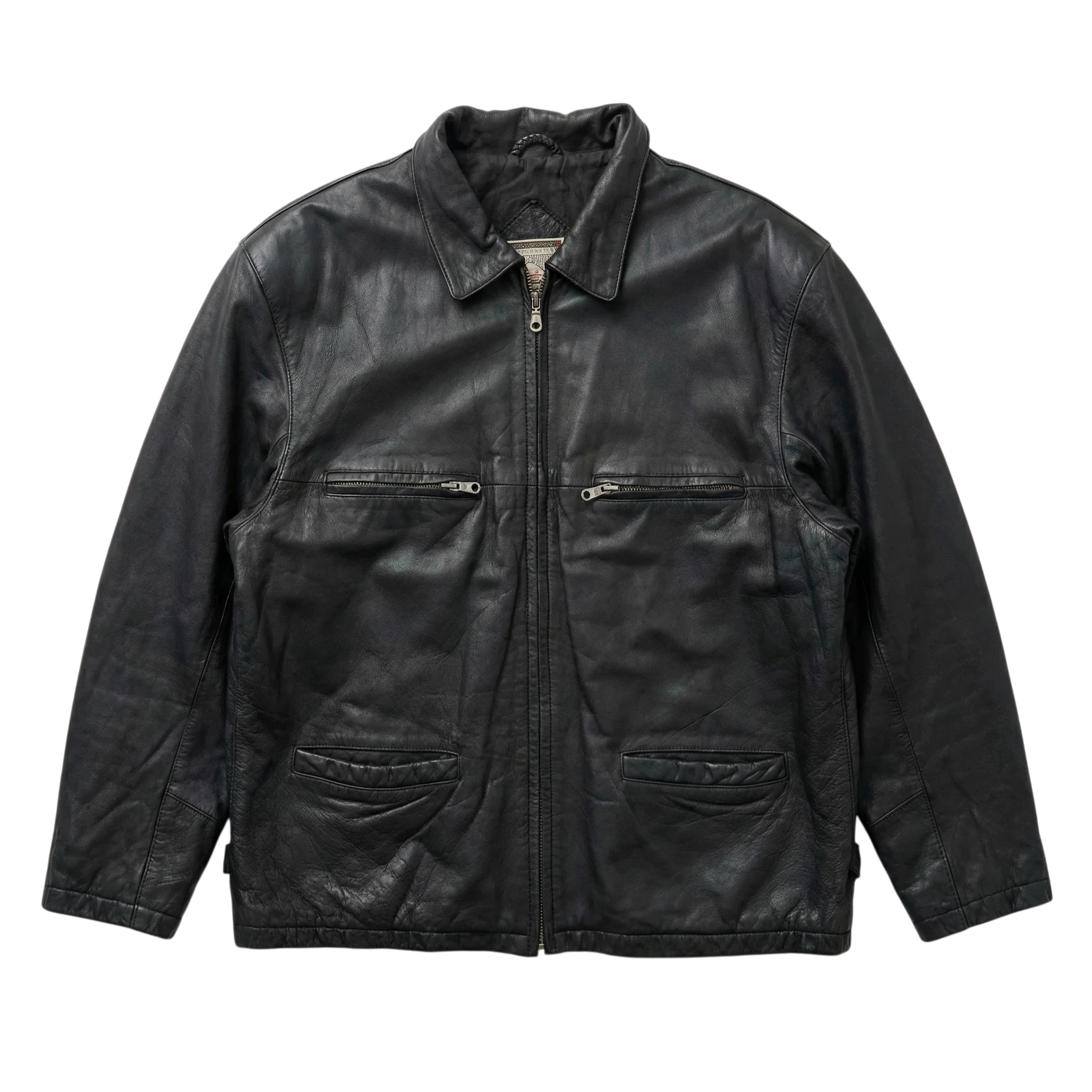 Vintage Love Kurtka Skórzana Retro M Vintage Streetwear - widok ogólny przód vintage