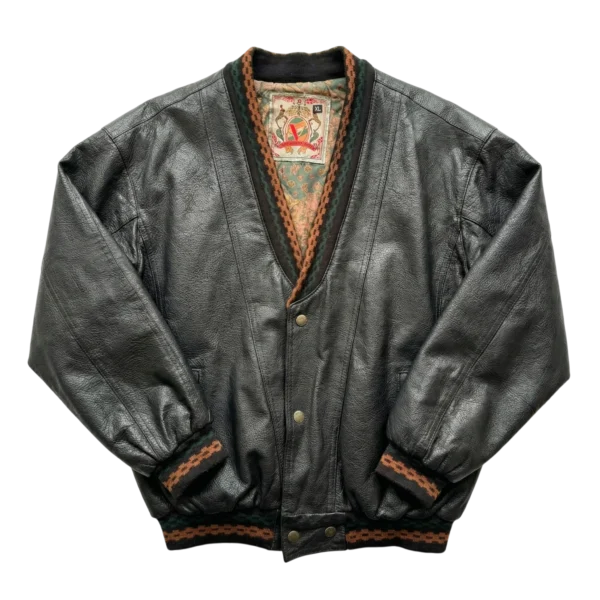 Vintage Love Kurtka Skórzana Rock XXL Vintage Streetwear - widok ogólny przód vintage