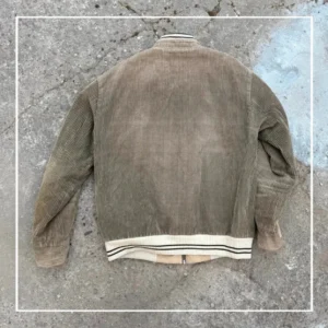 Vintage Love Kurtka Sztruksowa Khaki XL Vintage Retro Streetwear - zdjęcie 3