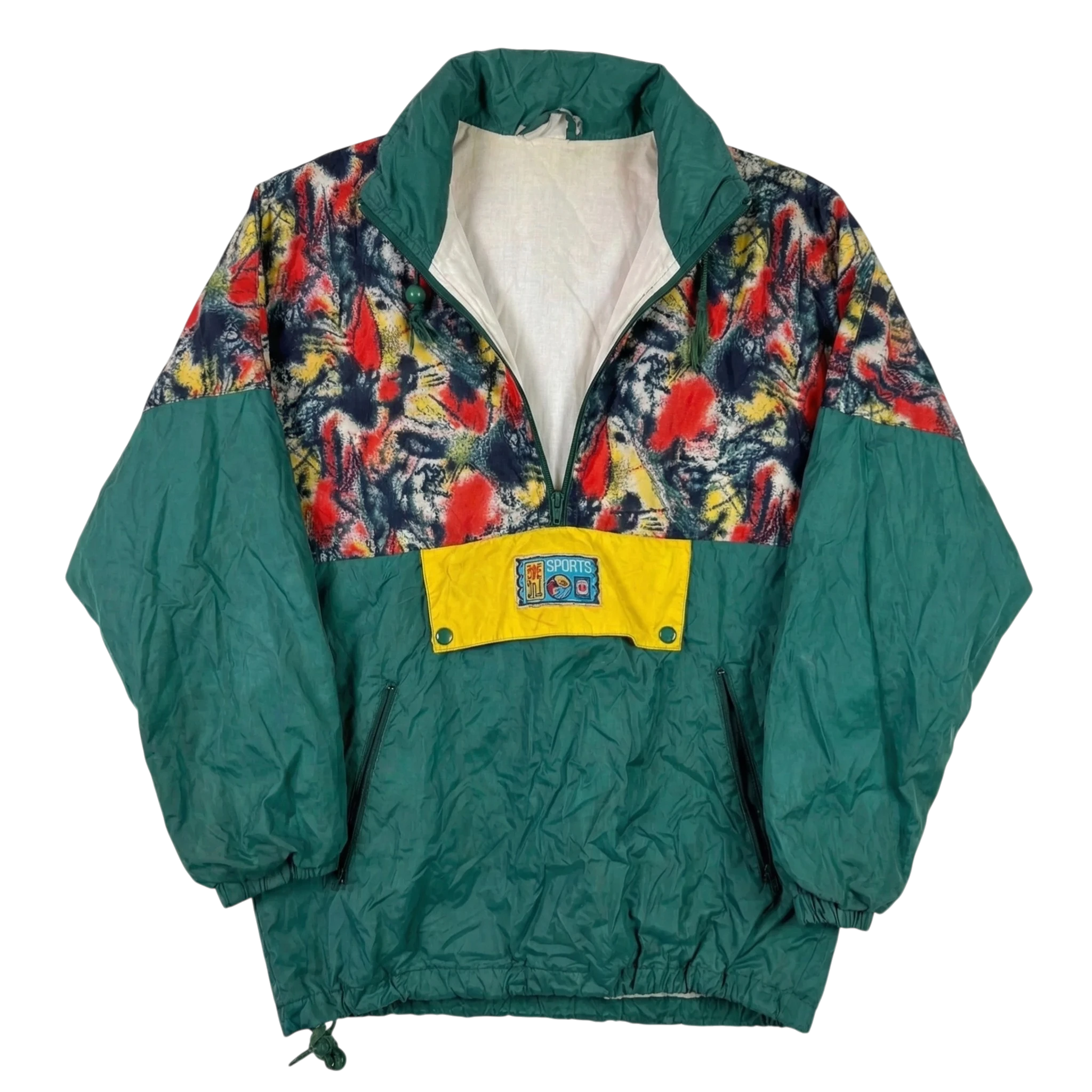 Vintage Love Kurtka Wiatrówka Retro XL Vintage Streetwear - widok ogólny przód vintage