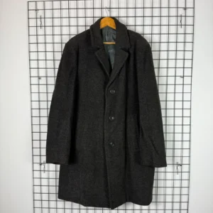 Vintage Love Płaszcz Wełniany Jednorzędowy XL Vintage - zdjęcie 2