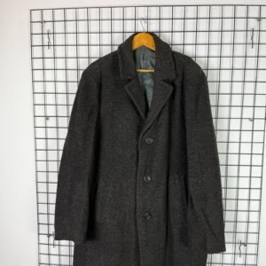 Vintage Love Płaszcz Wełniany Jednorzędowy XL Vintage - zdjęcie 3