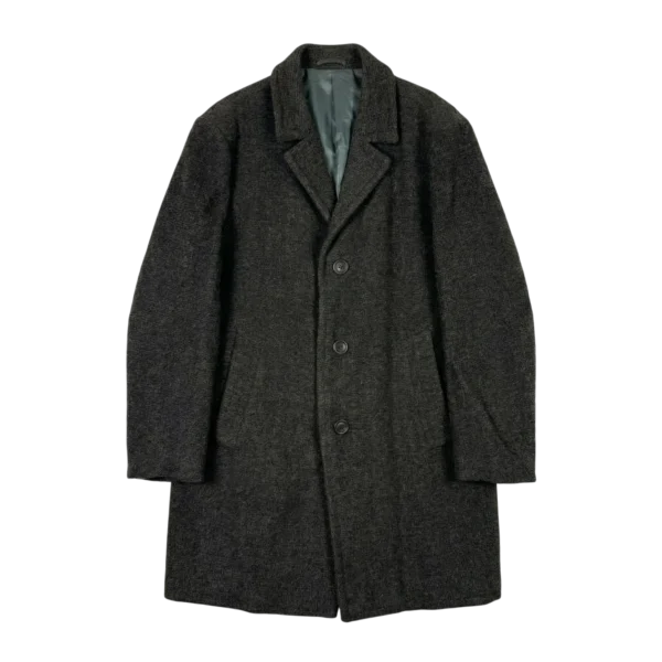 Vintage Love Płaszcz Wełniany Jednorzędowy XL Vintage - widok ogólny przód vintage