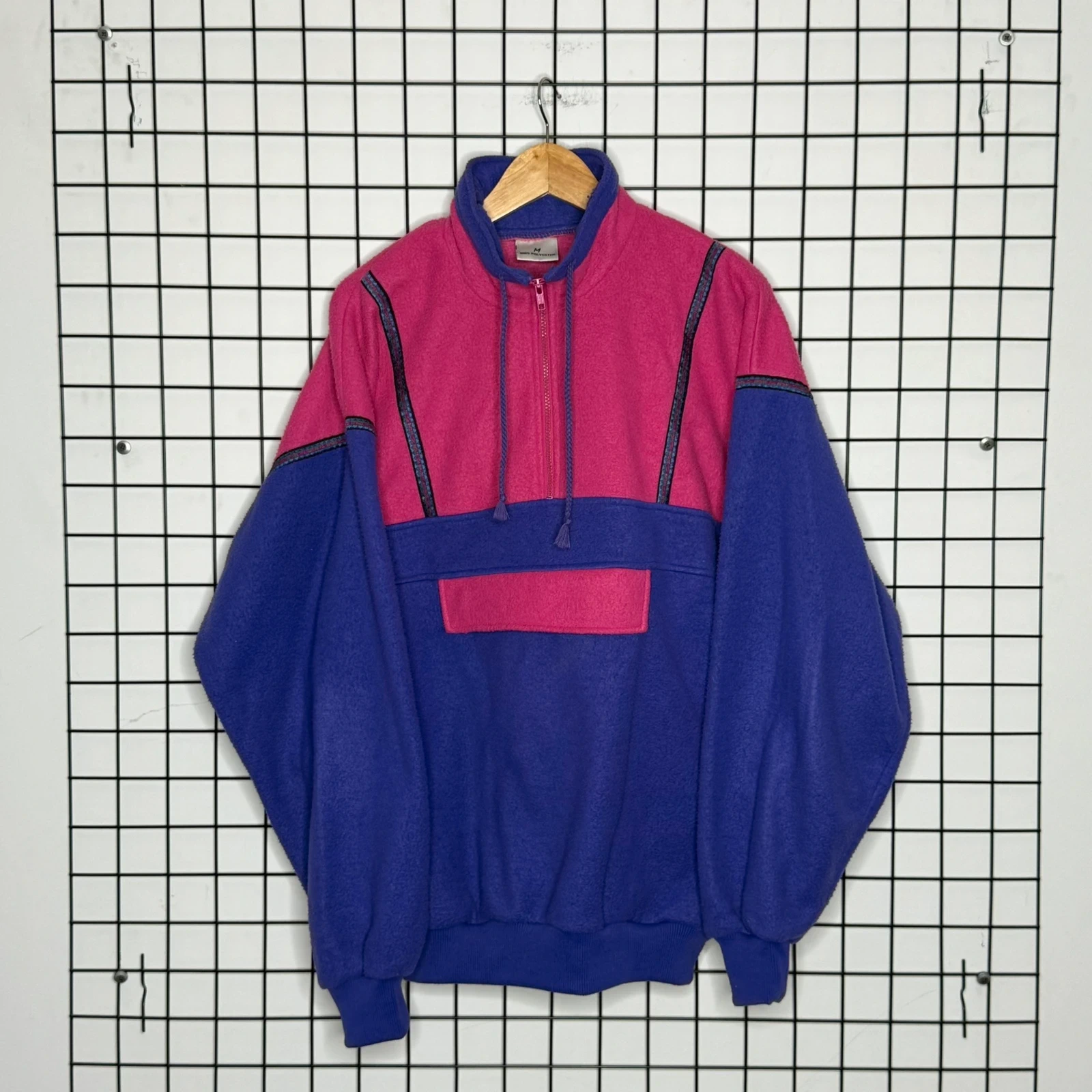 Vintage Love Polar Half Zip XL Vintage Retro Streetwear - widok ogólny przód vintage