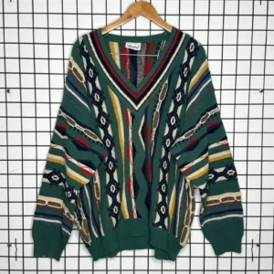 Vintage Love Sweter Coogi Style XXL Vintage Retro Streetwear - zdjęcie 2