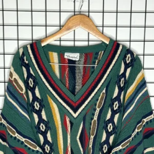 Vintage Love Sweter Coogi Style XXL Vintage Retro Streetwear - zdjęcie 3