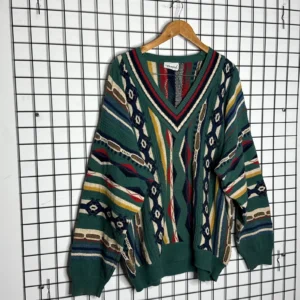 Vintage Love Sweter Coogi Style XXL Vintage Retro Streetwear - zdjęcie 4