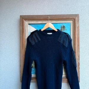 Vintage Love Sweter Military Wełniany M Vintage Retro STW - zdjęcie 3