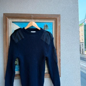 Vintage Love Sweter Military Wełniany M Vintage Retro STW - zdjęcie 4