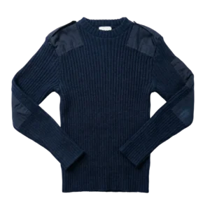 Vintage Love Sweter Military Wełniany M Vintage Retro STW - widok ogólny przód vintage