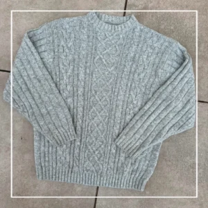 Vintage Love Sweter Warkocz XXL Vintage Retro Streetwear - zdjęcie 3