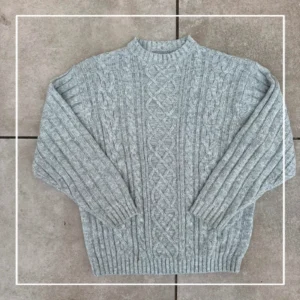 Vintage Love Sweter Warkocz XXL Vintage Retro Streetwear - zdjęcie 4