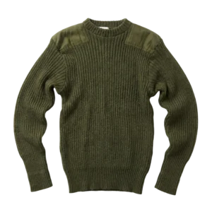 Vintage Love Sweter Wełniany Military XL Vintage Streetwear - widok ogólny przód vintage
