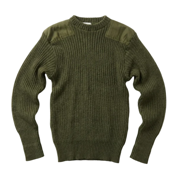Vintage Love Sweter Wełniany Military XL Vintage Streetwear - widok ogólny przód vintage