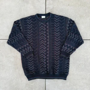 Vintage Love Sweter Wełniany Wzory XXL Vintage Streetwear - zdjęcie 2