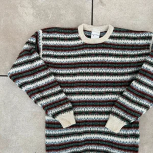 Vintage Love Sweter Wełniany w Paski XL Vintage Streetwear - zdjęcie 4