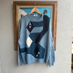 Vintage Love Sweter Wzorzysty XL Vintage Streetwear - zdjęcie 2