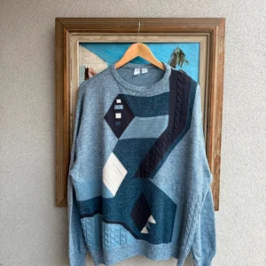 Vintage Love Sweter Wzorzysty XL Vintage Streetwear - zdjęcie 3