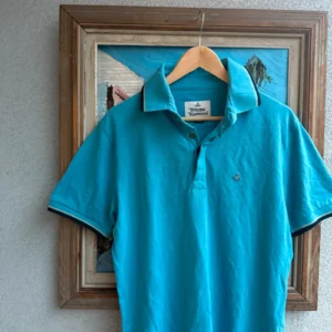 Vivienne Westwood Koszulka Polo Turkusowa XL Vintage - zdjęcie 4