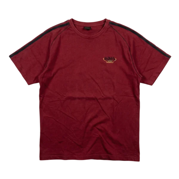 Von Dutch Koszulka Burgundowa XL Vintage Streetwear - widok ogólny przód vintage