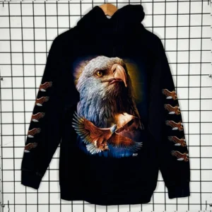 WiLD Bluza z Kapturem Eagle XL Vintage Streetwear Retro - zdjęcie 3