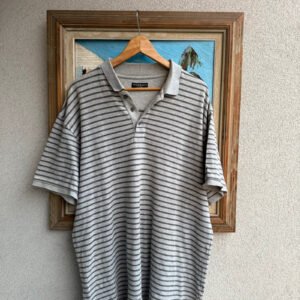 YSL Yves Saint Laurent Polo Paski XXL Vintage Streetwear - zdjęcie 3