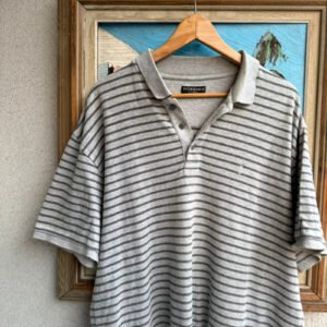 YSL Yves Saint Laurent Polo Paski XXL Vintage Streetwear - zdjęcie 4
