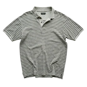 YSL Yves Saint Laurent Polo Paski XXL Vintage Streetwear - widok ogólny przód vintage