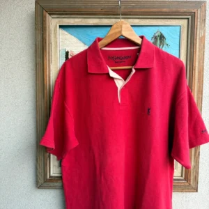Yves Saint Laurent Koszulka Polo XXL Vintage Streetwear CZW - zdjęcie 4