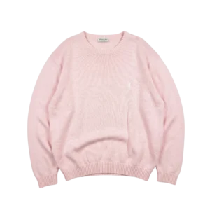 Yves Saint Laurent Sweter Logo XXL Vintage Streetwear - widok ogólny przód vintage