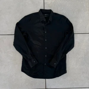 Zegna Koszula Czarna Elegancka L Vintage Streetwear - zdjęcie 2