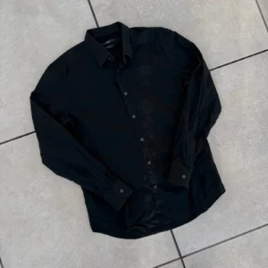 Zegna Koszula Czarna Elegancka L Vintage Streetwear - zdjęcie 3