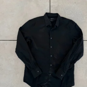 Zegna Koszula Czarna Elegancka L Vintage Streetwear - zdjęcie 4