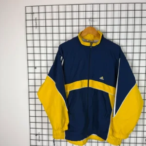 adidas Kurtka Wiatrówka z Haftem XL Vintage Streetwear - zdjęcie 4