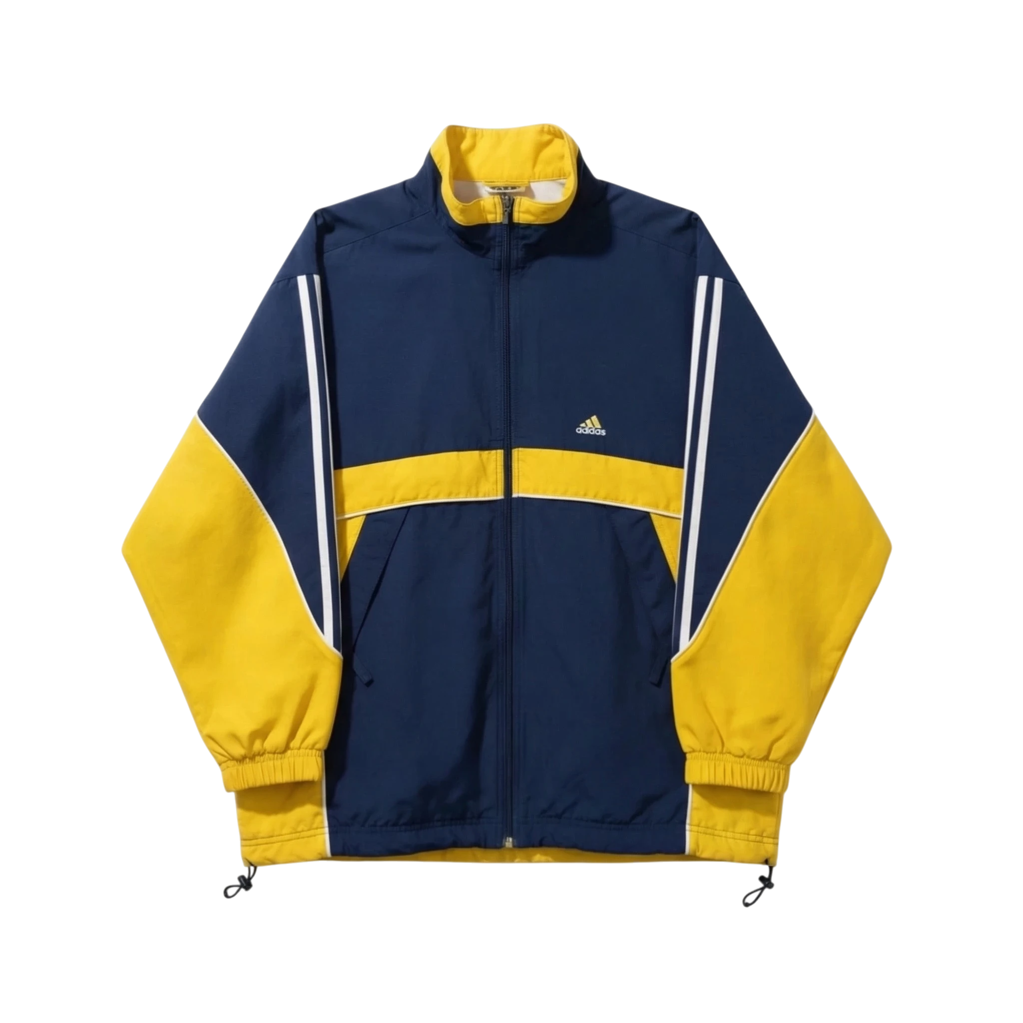 adidas Kurtka Wiatrówka z Haftem XL Vintage Streetwear - widok ogólny przód vintage