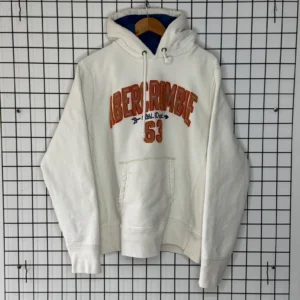 Abercrombie & Fitch Bluza Hoodie Kremowa XL Vintage Streetwear - zdjęcie 2