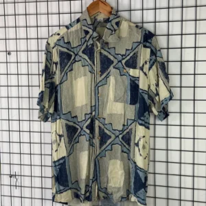 Abstract Koszula Abstract Print L Vintage Streetwear - zdjęcie 3