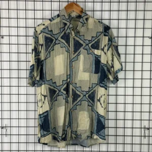 Abstract Koszula Abstract Print L Vintage Streetwear - zdjęcie 2