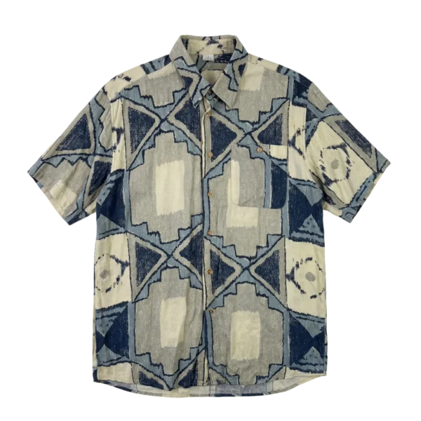 Abstract Koszula Abstract Print L Vintage Streetwear - widok ogólny przód vintage