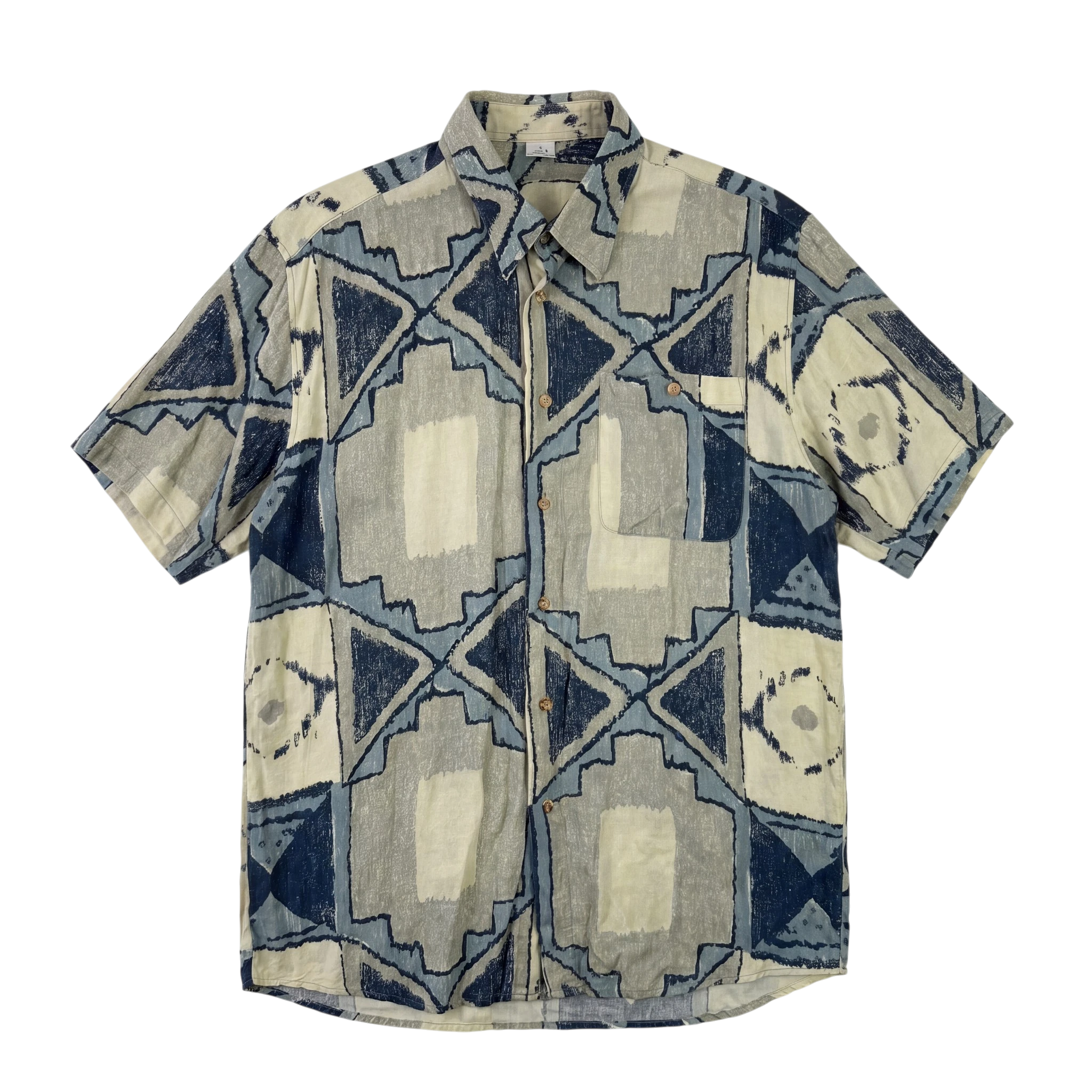 Abstract Koszula Abstract Print L Vintage Streetwear - widok ogólny przód vintage