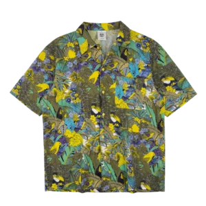 Abstract Koszula Hawajska L Vintage Retro Streetwear - widok ogólny przód vintage