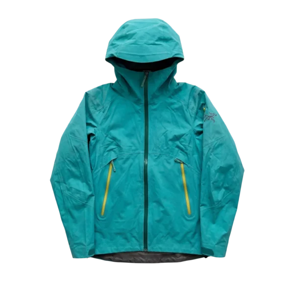 Arc'teryx Kurtka Goretex Turkusowa S Vintage Streetwear - widok ogólny przód vintage