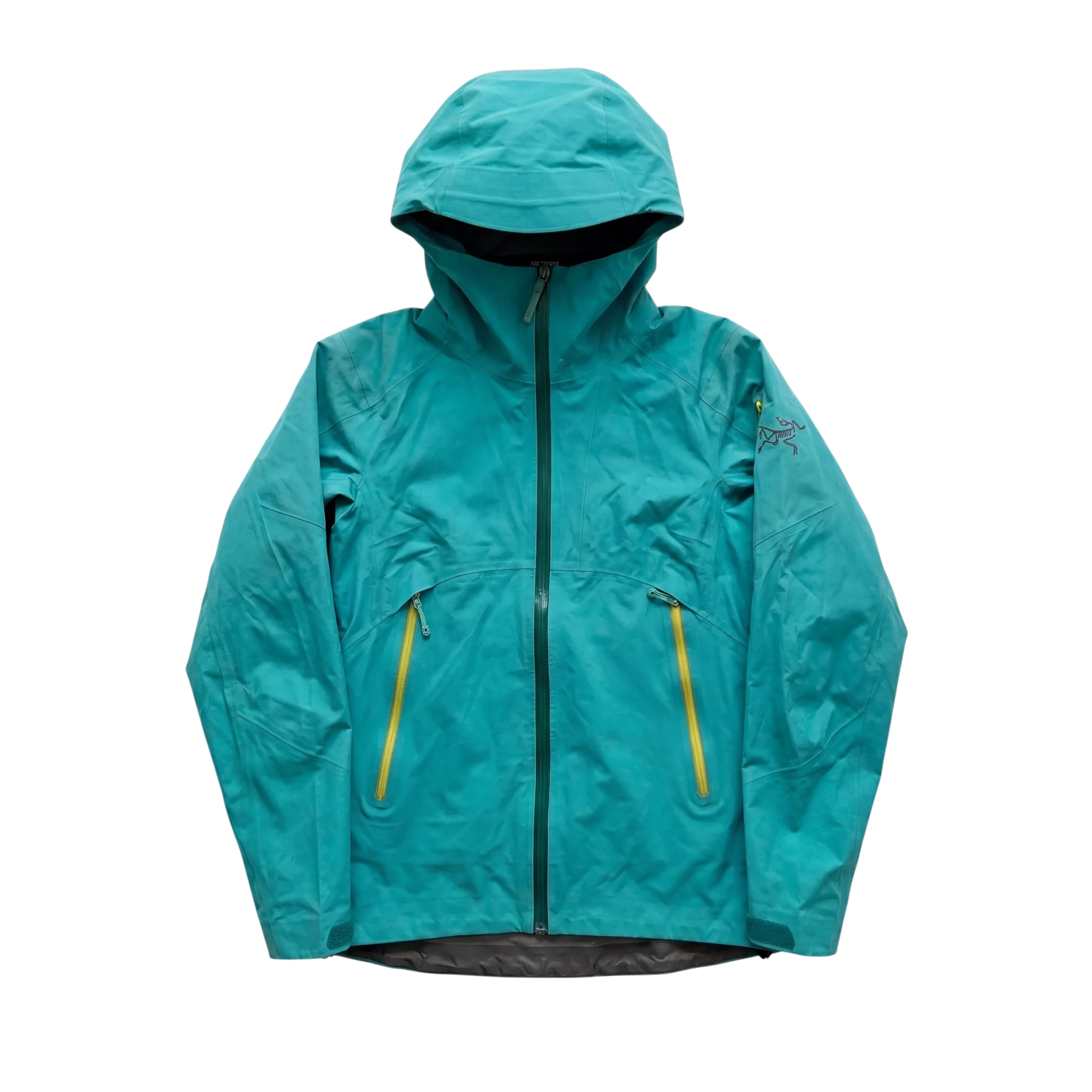 Arc'teryx Kurtka Goretex Turkusowa S Vintage Streetwear - widok ogólny przód vintage