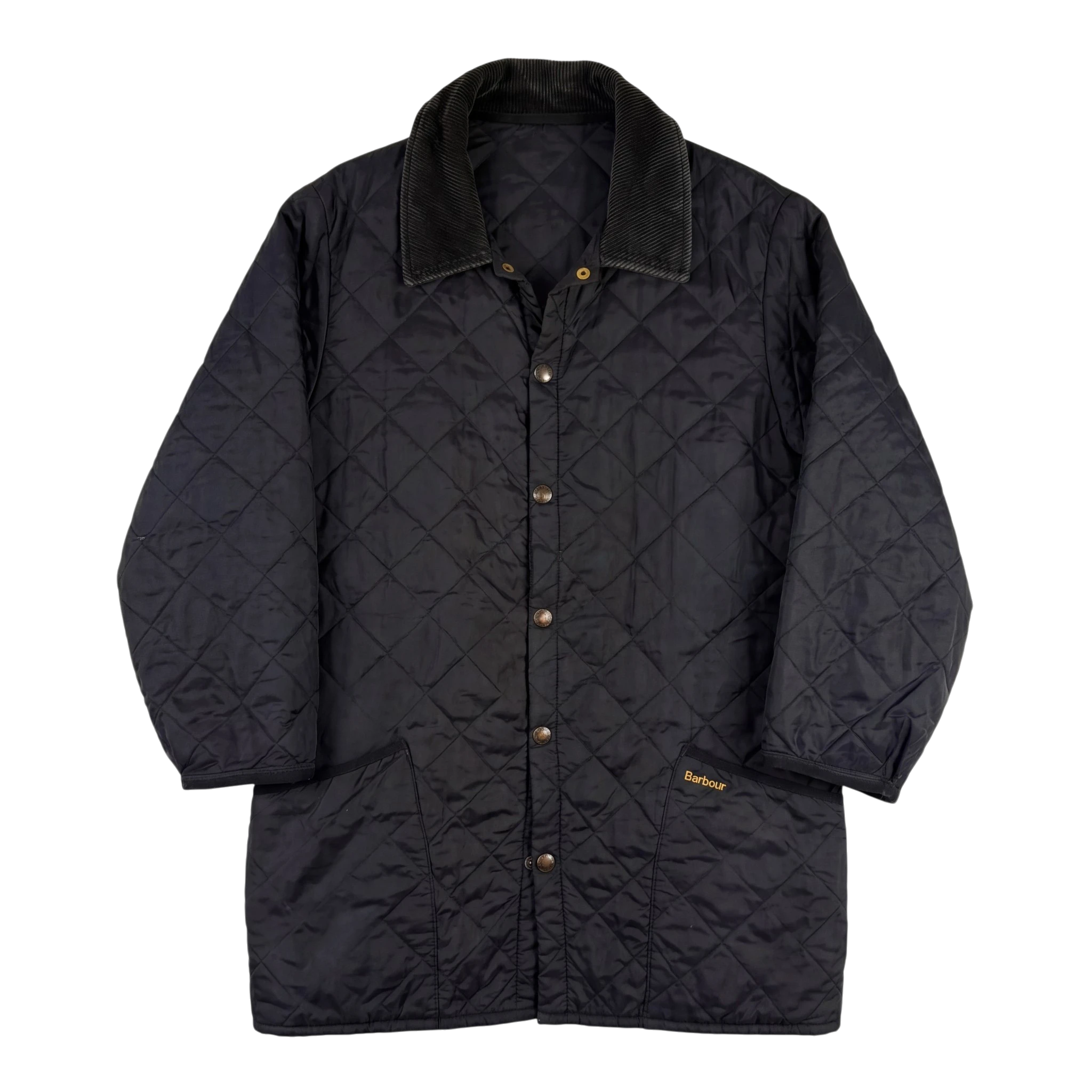 Barbour Kurtka Pikowana Ocieplana XL Vintage Streetwear - widok ogólny przód vintage