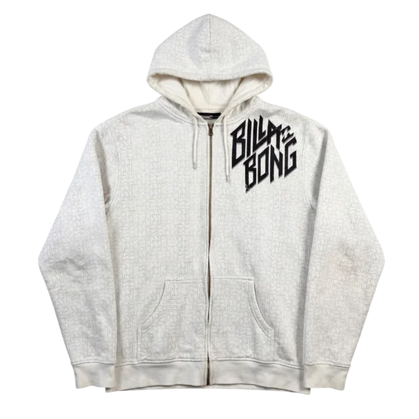 Billabong Bluza Hoodie Zapinana L Vintage Streetwear Retro - widok ogólny przód vintage