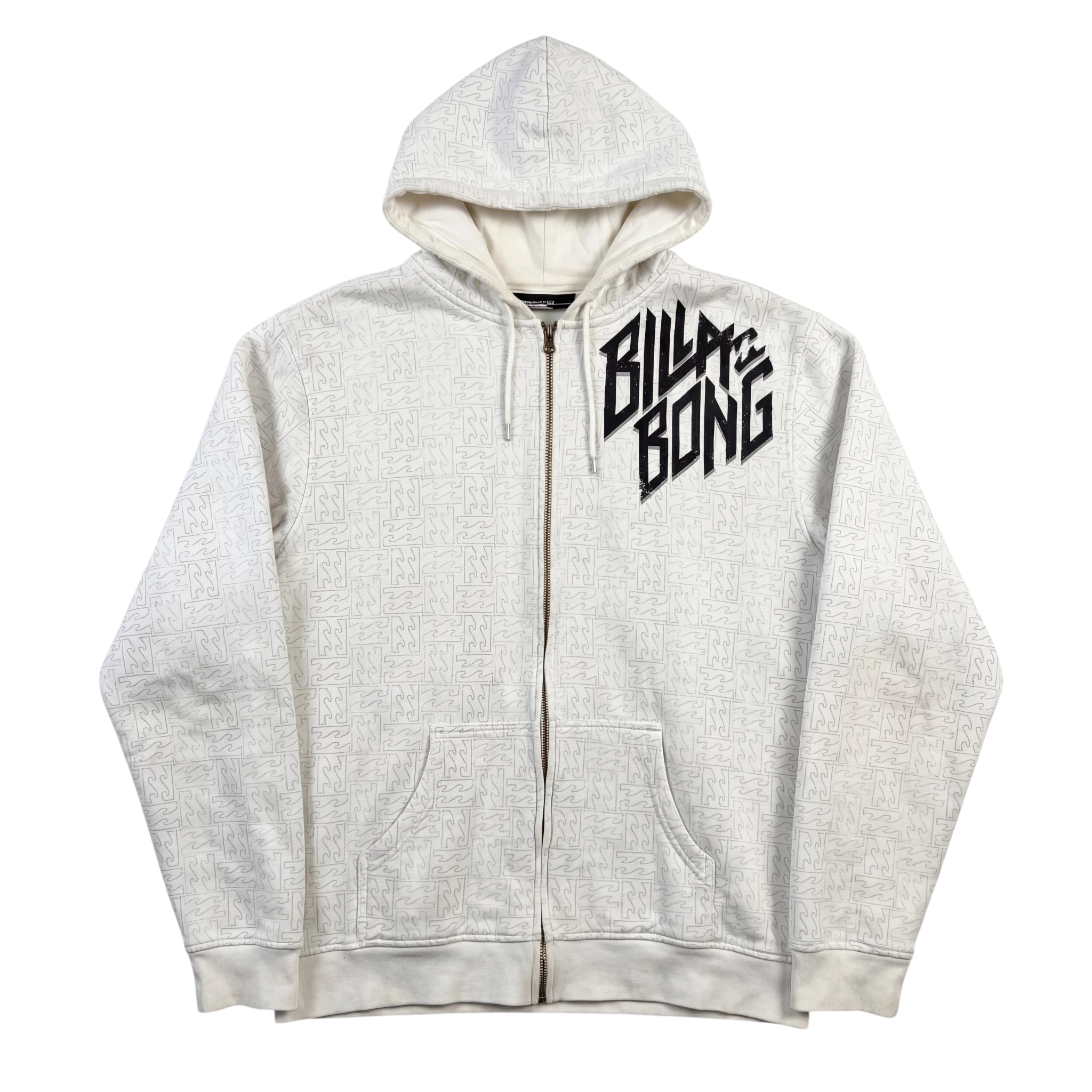 Billabong Bluza Hoodie Zapinana L Vintage Streetwear Retro - widok ogólny przód vintage