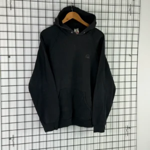 Blank Bluza Hoodie Sunfaded Czarna L Vintage Streetwear - zdjęcie 3